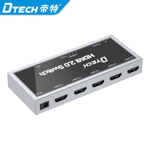 سوئیچ 4 به 1 HDMI دیتک مدل DTECH 4 in 1 Out 4K HDMI Switch DT-7241