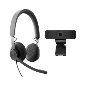 هدست و دوربین HEADSET AND WIRED PERSONAL VIDEO LOGITECH