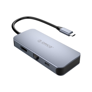 هاب آداپتور تایپ سی اوریکو مدل ORICO 6in1 Multifunctional Docking Station MC-U602P