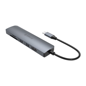 هاب 6 پورت USB-C اوریکو مدل ORICO 6 Port USB Type-C Adapter Hub MC-U601P