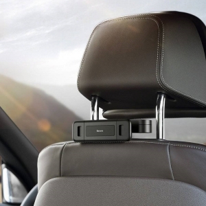 Baseus 4.7 '' - 12.3 '' smartphone tablet holder for car headrest black (SULR-A01)