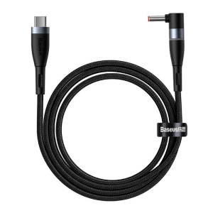 کابل شارژر مگنتی لپ تاپ لنوو بیسوس Baseus Zinc Lenovo Type C to DC CATXC-T01 طول 2 متر توان 100 وات