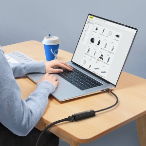 کابل تبدیل USB به LAN بیسوس Baseus WKQX000101 1000Mbps