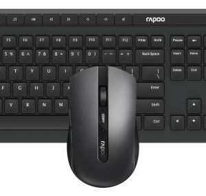 ست کیبورد و ماوس وایرلس رپو   Rapoo Multi Mode Silent Keyboard and Mouse Combo Wireless Bluetooth 8210M