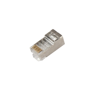 کانکتور CAT6 شیلد دار وی نت بسته 100 تایی- مدل V-NC6S0100
