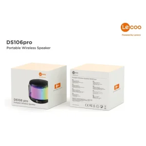 اسپیکر مینی بلوتوثی بی سیم قابل حمل لنوو مدل Lenovo Lecoo DS106 Pro RGB