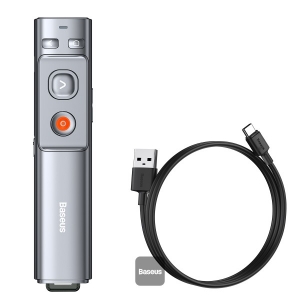 پرزنتر بیسیم بیسوس مدل Baseus Orange Dot Wireless Presenter (Red Laser)