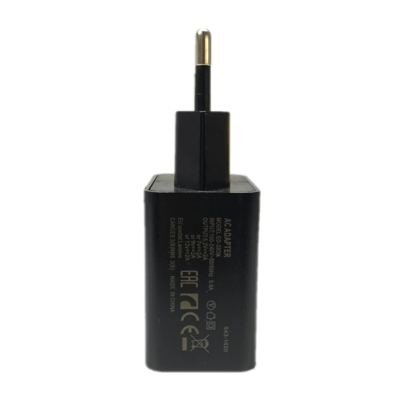 شارژر دیواری سوپرفست لنوو روکارتنی Lenovo superfast Charging Adapter ED-28DX