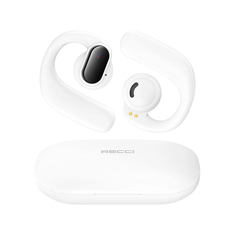 هندزفری بلوتوثی REP-W60 رسی (RECCI REP_W60 TWS EARPHONE BT V5.3 ERGONOMIC HANGING EAR DESIGN)