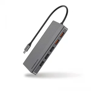 هاب تایپ سی 12 پورت پارولوژی Powerology 12 in1 USB-C Hub P121HBCGY