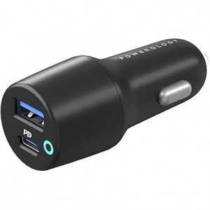 شارژر فندکی دو پورت 53 وات پاورولوژی Powerology Ultra-Quick Car Charger PCCSR005
