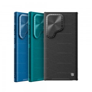 کاور نیلکین مدل Camshield Prop Leather مناسب برای گوشی موبایل سامسونگ Galaxy S24 Ultra