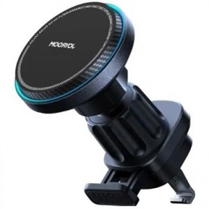 هولدرو شارژر وایرلس مگنتی دریچه کولری جویروم JOYROOMMagnetic Car Wireless Charger Holder JRZS387