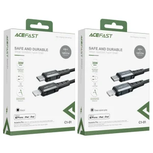 کابل لایتنینگ به Type-C ایس فست ACEFAST C23-01 طول 1.2 متر توان 30 وات