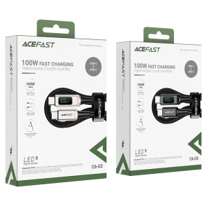 کابل Type-C به Type-C ایس فست ACEFAST C6-03 طول 2 متر توان 100 وات