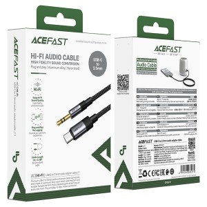 کابل تبدیل Type C به پورت AUX ایس فست ACEFAST J11 طول 1 متر