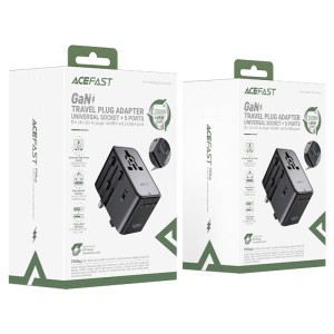 شارژر دیواری و مبدل برق ایس فست ACEFAST Z8 PD45W GaN Fast Charger توان 45 وات