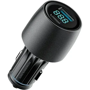 شارژر فندکی 2 پورت 83 وات پاورولوژی Powerology Velox 83W Dual-Port Car Charger PCCSR020