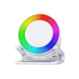 شارژر بی سیم rsk-w28 رسی (RECCI RSK-W28 15W Wireless Charger with Speaker)