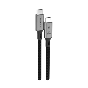 کابل انتقال دیتا تایپ سی به تایپ سی Elite | USB-C to USB-C Braided Cable 100W (Support USB3.2, 1m) مومکس (momax)