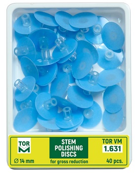 دیسک پرداخت بدون مرکزtorvm تک رنگ ۴۰ عددی  Stem Discs