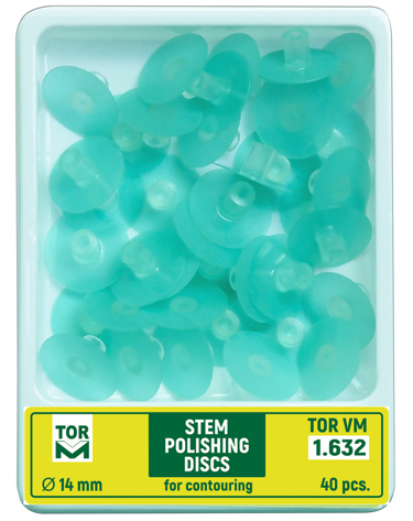 دیسک پرداخت بدون مرکزtorvm تک رنگ ۴۰ عددی  Stem Discs