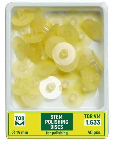 دیسک پرداخت بدون مرکزtorvm تک رنگ ۴۰ عددی  Stem Discs