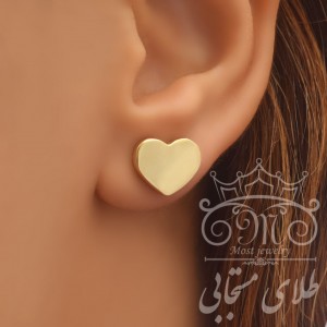 گلگوش طلای قلب سه بعدی