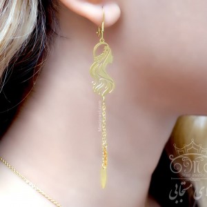 گوشواره طلای کمند