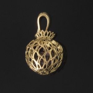 مدال طلای انار سه بعدی