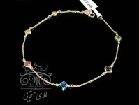 پابند طلای نگین دار