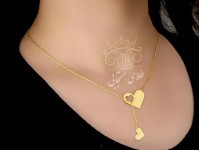 گردنبند کراواتی قلب