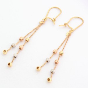 گوشواره طلا 18 عیار زنانه طلای مستجابی کد 6