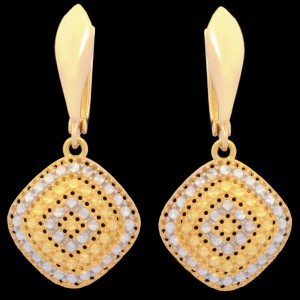 گوشواره طلا 18 عیار زنانه طلای مستجابی کد 04
