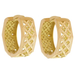 گوشواره طلا 18 عیار زنانه طلای مستجابی کد 90