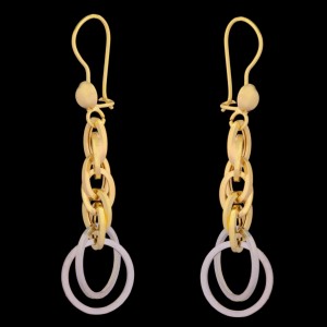 گوشواره طلا 18 عیار زنانه طلای مستجابی مدل اسپادانا کد 670169