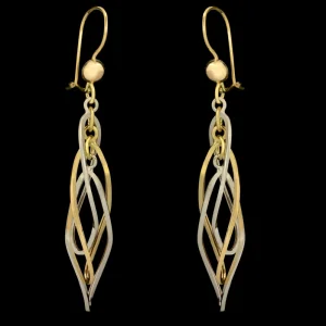 گوشواره طلا 18 عیار زنانه طلای مستجابی کد 670174