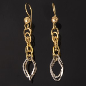 گوشواره طلا 18 عیار زنانه مدل 670123