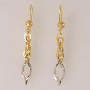 گوشواره طلا 18 عیار زنانه مدل 670123