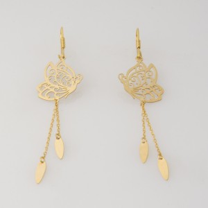 گوشواره طلا 18 عیار زنانه مدل 67095