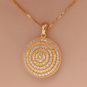 نیم ست طلا 18 عیار زنانه طلای مستجابی کد 67150