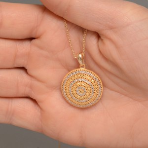 نیم ست طلا 18 عیار زنانه طلای مستجابی کد 67150