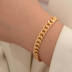 دستبند طلا 18 عیار زنانه طلای مستجابی کد CR18