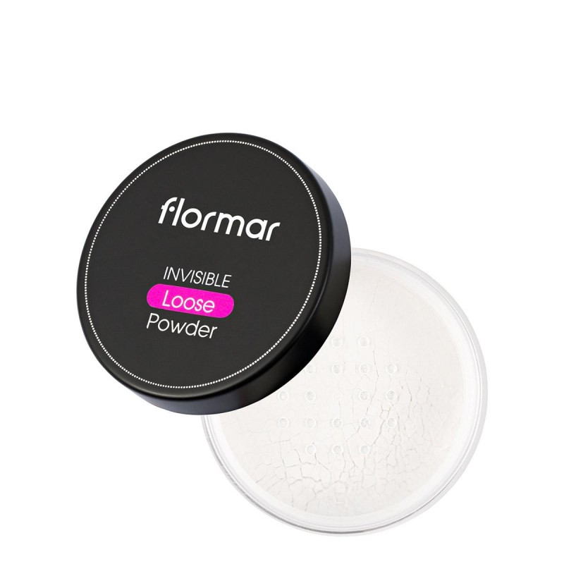 پودر تثبیت کننده آرایشی پودر فیکس فلورمار مدل Invisible Loose Powder حجم 18 گرم