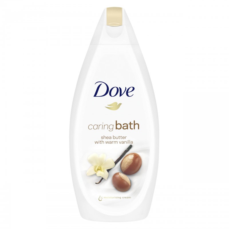 شامپو بدن داوو مدل caring bath رایحه وانیل حجم 500 میلی لیتر