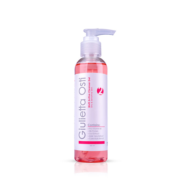 ژل شستشو صورت جولیتا اُستی مدل پوست خشک حجم 150 ml