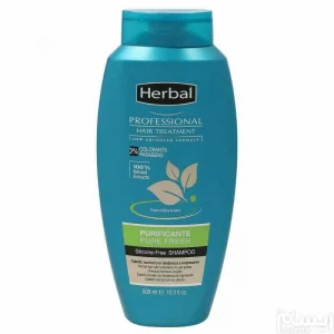 شامپو هربال موی چرب مدل Pure fresh حجم 500 میلی لیتر