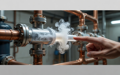 چرا قبل از شیر انبساط Flash Gas تشکیل می‌شود؟
