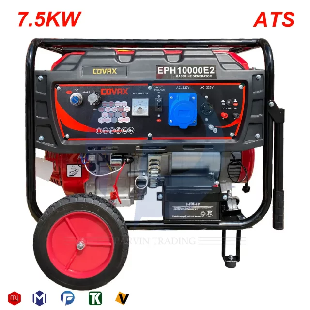 موتور برق کواکس 7.5 کیلووات بنزینی EPH10000E2