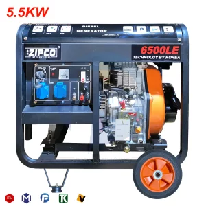 موتور برق گازوئیلی زیپکو مدل ZIPCO 6500LE
